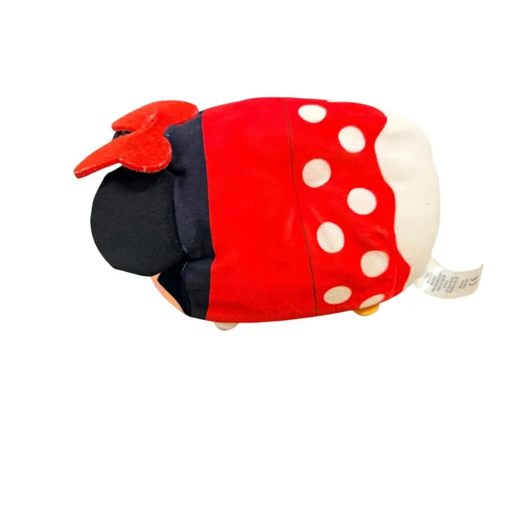 Disney Tsum Tsum Minnie Mouse Plush Large Red Polka Dot 9”‎ Stuffed Toy